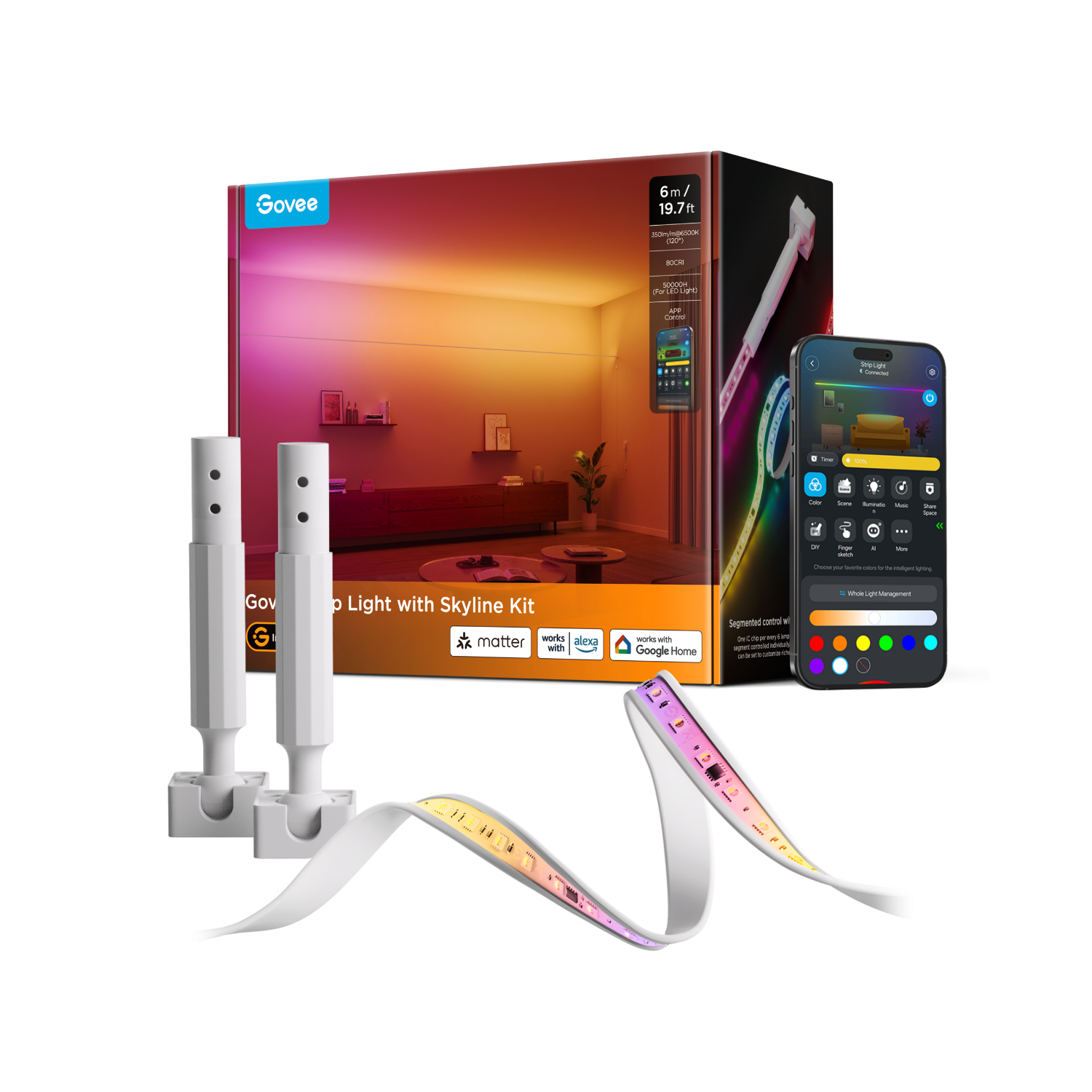 Govee Strip Light with Skyline Kit