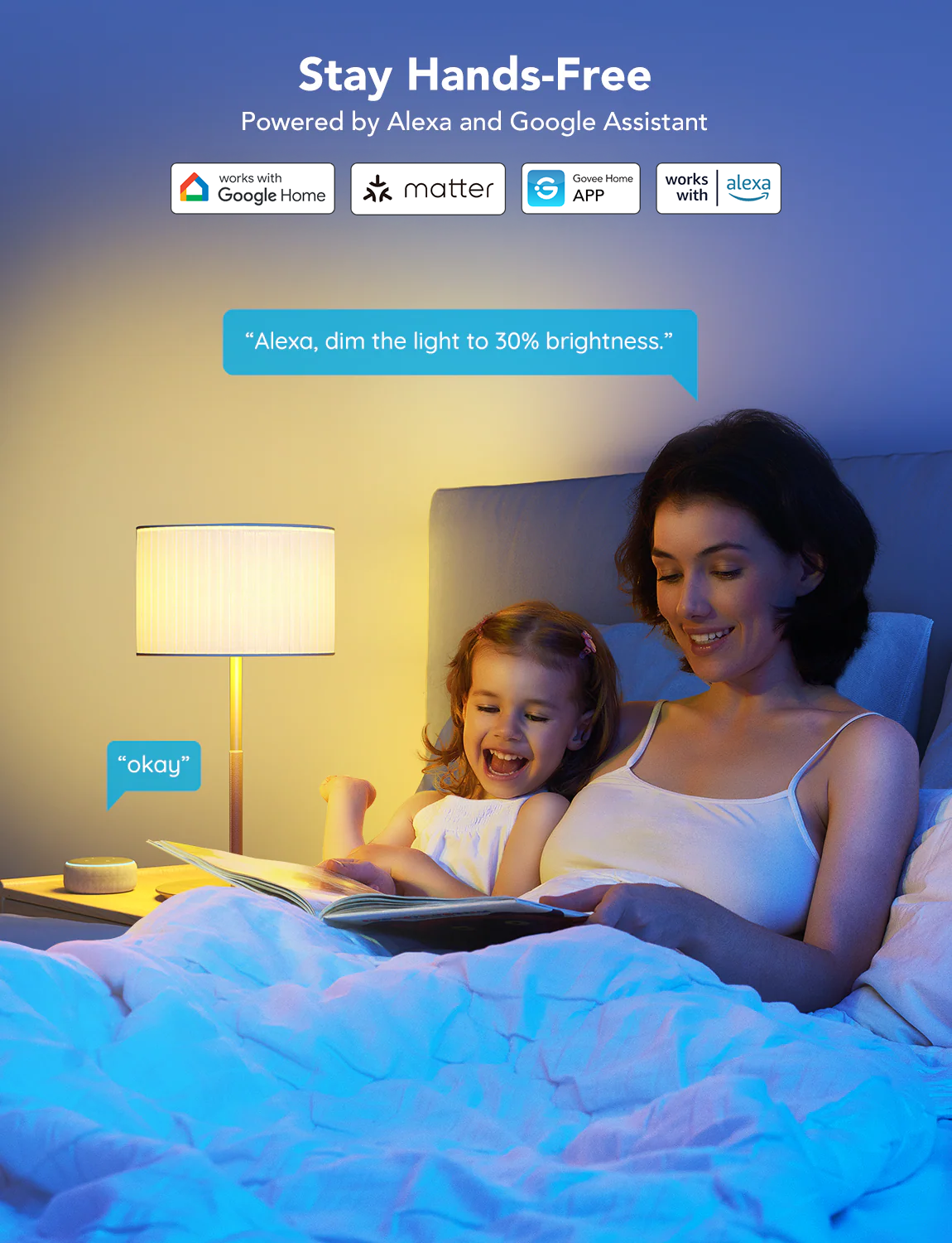 Govee RGBWW Smart BR30 LED Light Bulbs