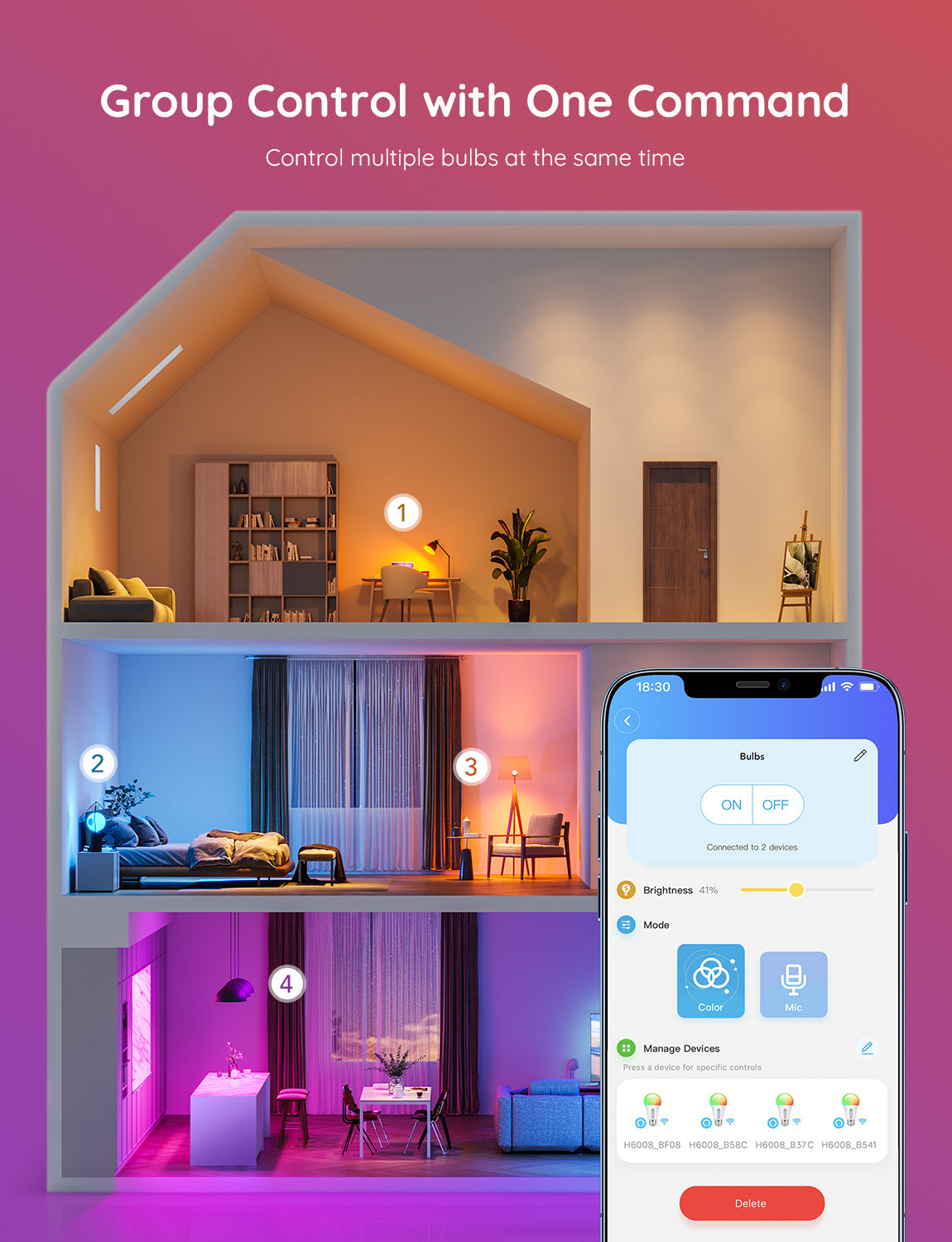 Govee Smart A19 LED Bulbs