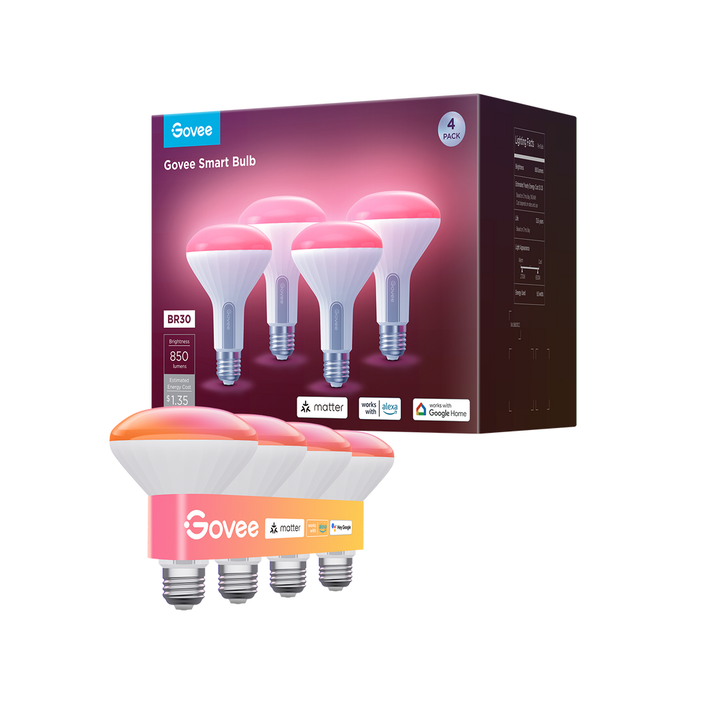 Govee E26 Smart LED Colored Light Bulbs