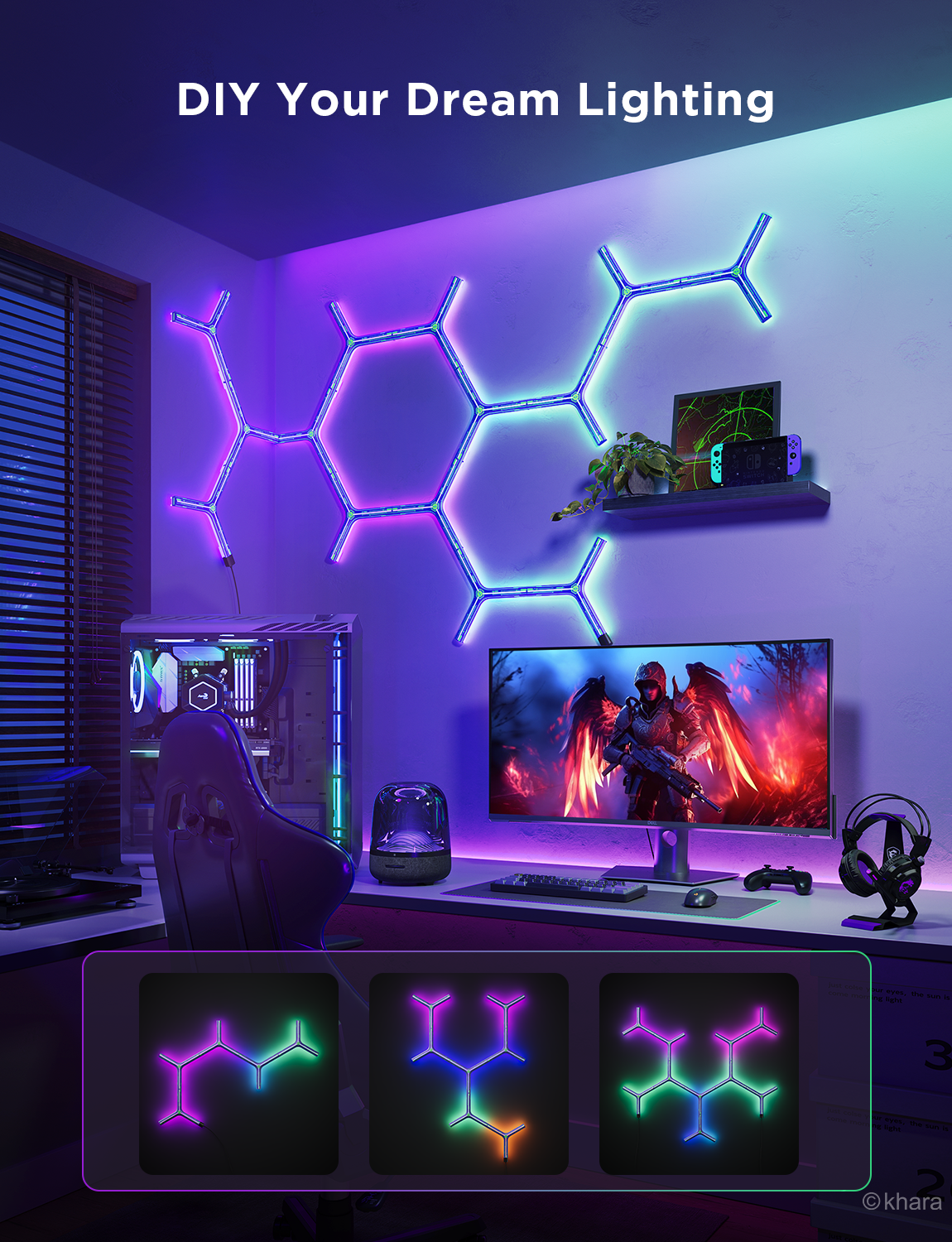 Govee Glide RGBIC Y Lights