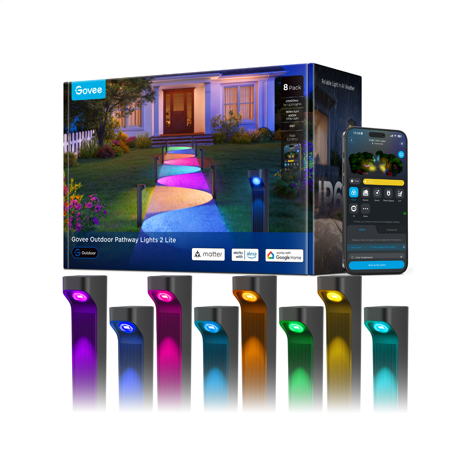 Govee Outdoor Pathway Lights 2 Lite