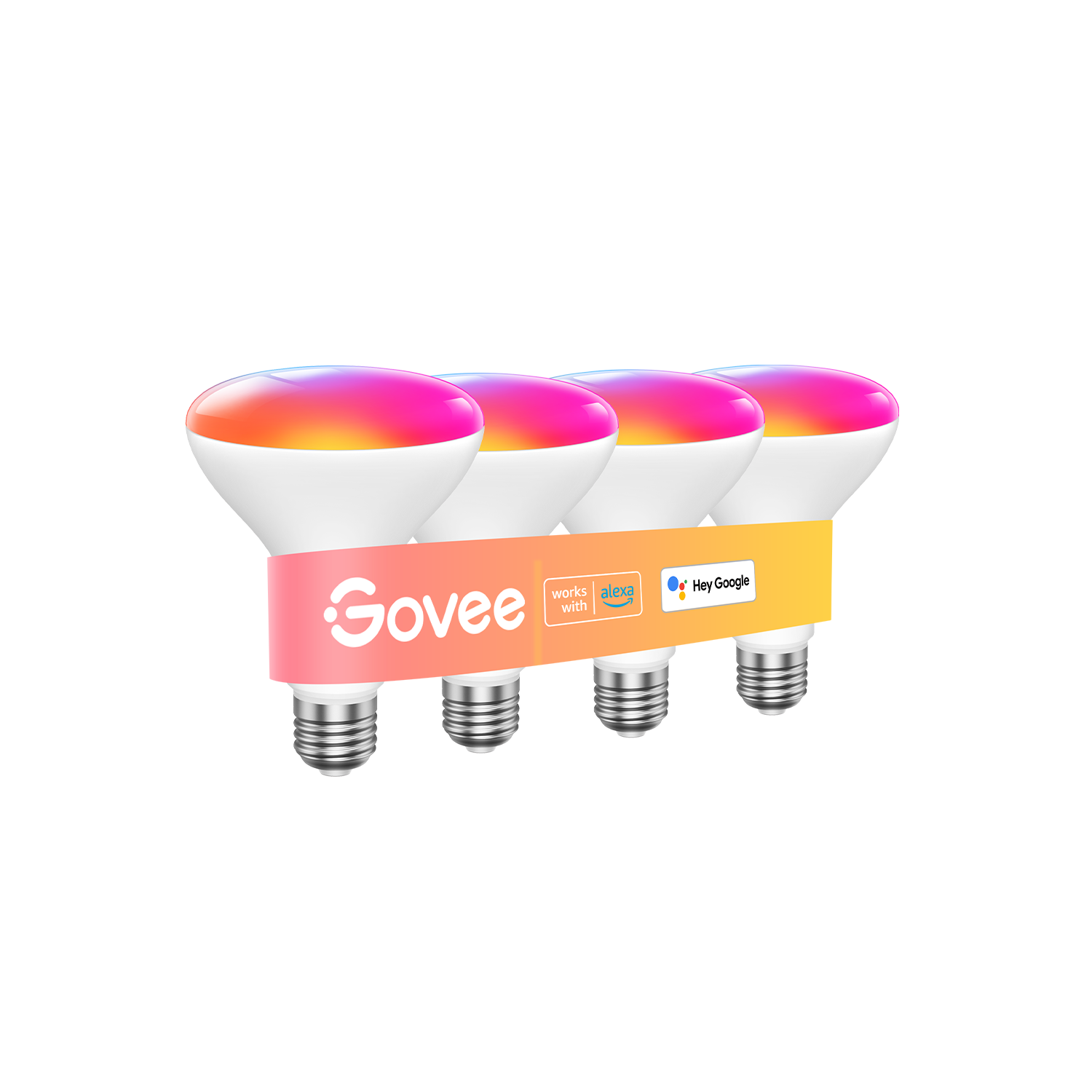 Govee RGBWW Smart BR30 LED Light Bulbs