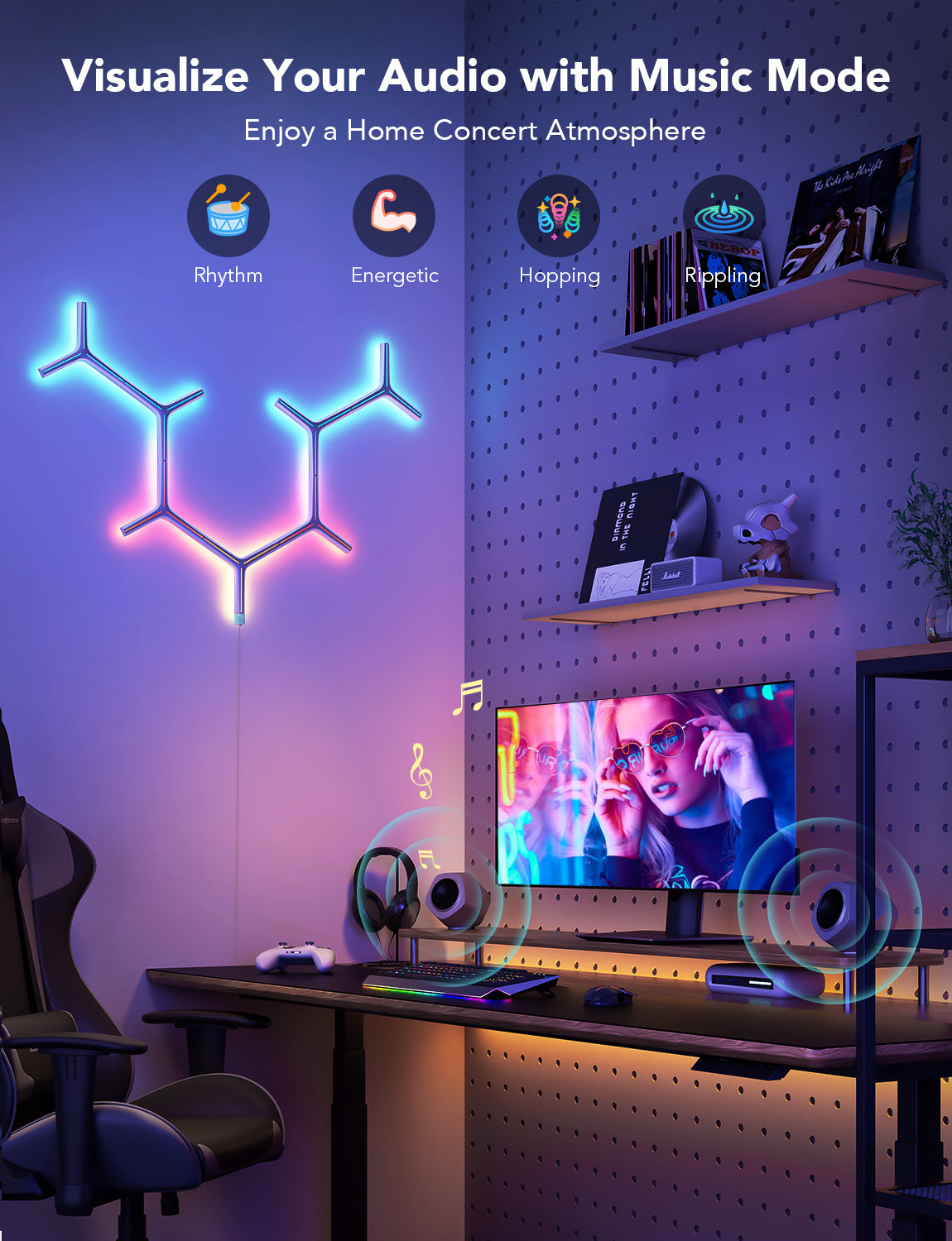 Govee Glide RGBIC Y Lights
