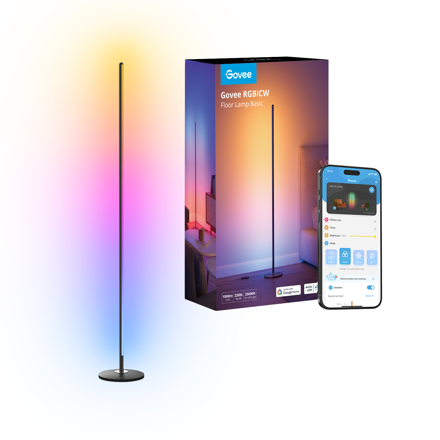 Govee RGBICW Smart Floor Lamp Basic