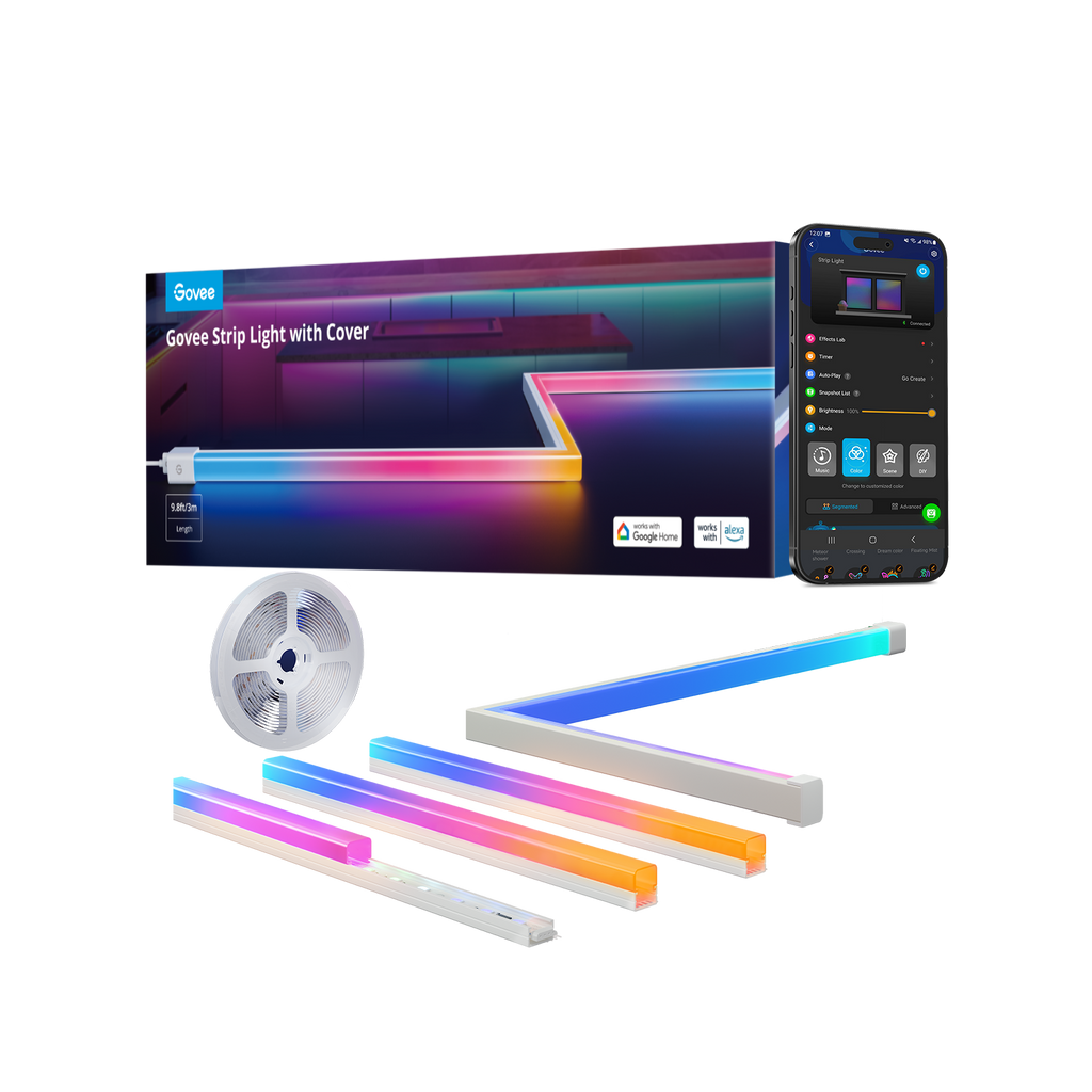 Govee RGBIC LED Strip Lights with Covers