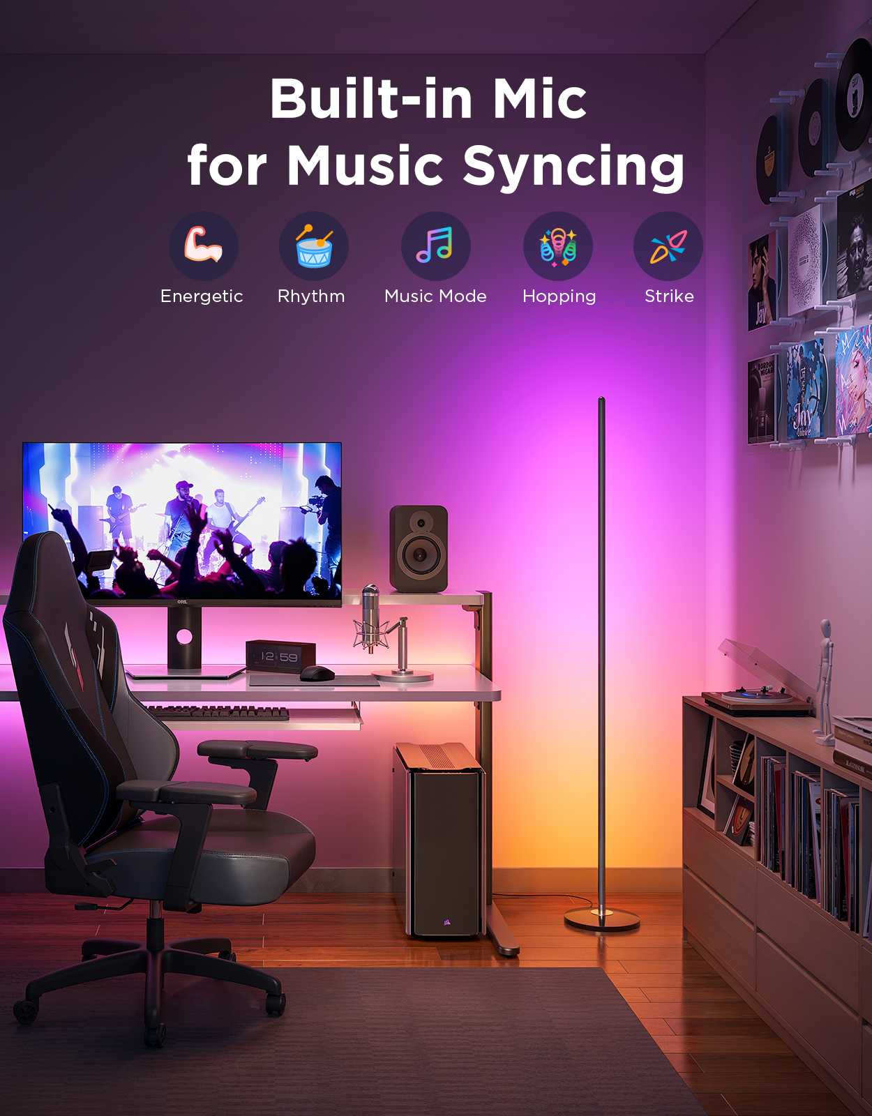 Govee RGBICW Smart Floor Lamp Basic